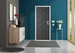 Обивка двери - 95 см, темно-серый цена и информация | Дверные петли и другие принадлежности | kaup24.ee