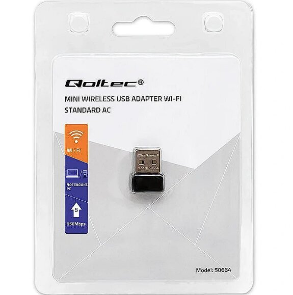 Qoltec 50664 цена и информация | USB jagajad, adapterid | kaup24.ee