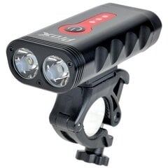 Eesmine jalgratta tuli ProX Sirius 2xCREE XP-G3 900Lm USB, must цена и информация | Велосипедные фонари, отражатели | kaup24.ee