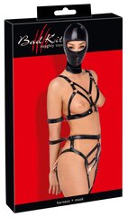 Seksikas pesukomplekt maskiga, must hind ja info | Naiste sekspesu | kaup24.ee