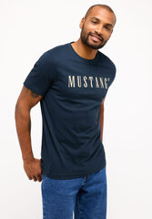 Мужская футболка Mustang, темно-синяя цена и информация | Мужские футболки | kaup24.ee