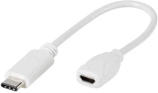 Vivanco адаптер USB-C - microUSB 2.0 10см (45285) цена и информация | Адаптеры и USB-hub | kaup24.ee