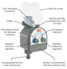 Таймер KroOon для капельного полива цена и информация | Теплицы | kaup24.ee