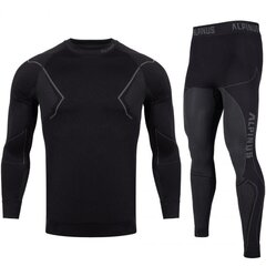 Meeste termopesu komplekt Alpinus Active Base Layer Set M GT43257, must цена и информация | Мужское термобелье | kaup24.ee