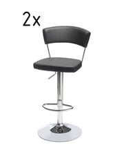 2 tooli komplekt Preben, must hind ja info | Söögilaua toolid, köögitoolid | kaup24.ee