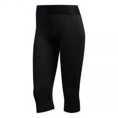 Naiste lühikesed püksid Adidas Techfit Capri 3/4 W FJ7169, must hind ja info | Naiste spordiriided | kaup24.ee