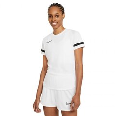 Nike naiste T-särk Dri-Fit CV2627-100, valge hind ja info | Naiste pluusid, särgid | kaup24.ee