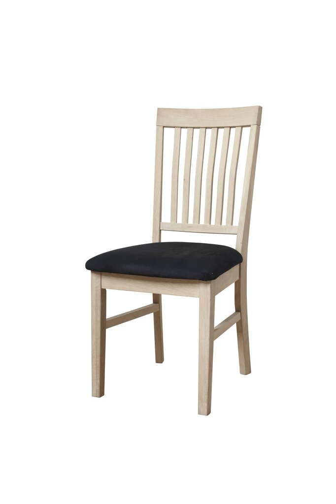 2 tooli komplekt Mette, tamm/must цена и информация | Söögilaua toolid, köögitoolid | kaup24.ee