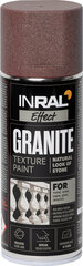 Kiviimitatsioonivärv Inral Granite, Punane, matt, 400 ml цена и информация | Краска | kaup24.ee