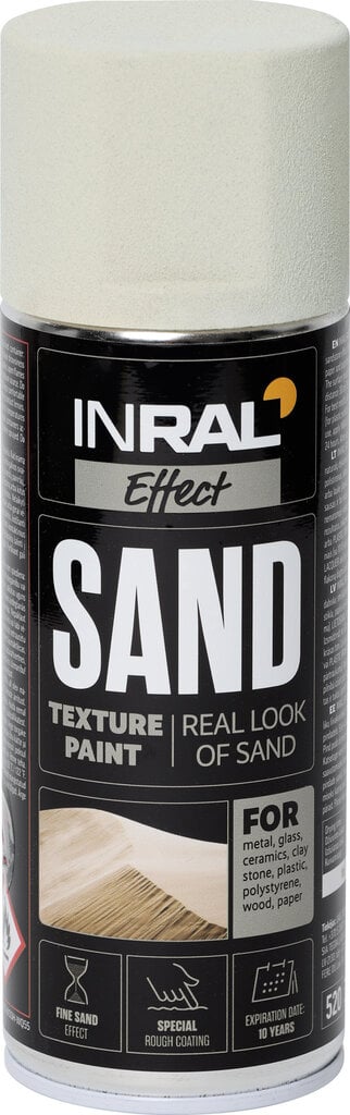 Liivaimitatsioonivärv Inral Sand, beež, matt, 400 ml цена и информация | Värvid | kaup24.ee