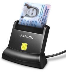 Axagon считыватель для ID-карты CRE-SM4N цена и информация | Смарттехника и аксессуары | kaup24.ee