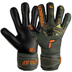 Jalgpallikindad Gloves Reusch Attrakt Gold X Jr, rohelised hind ja info | Jalgpalli varustus ja riided | kaup24.ee