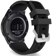 Tech-Protect kellarihm SmoothBand Samsung Galaxy Watch 46mm, must цена и информация | Аксессуары для смарт-часов и браслетов | kaup24.ee