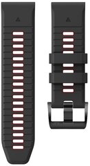 Tech-Protect ремешок IconBand Pro Garmin fenix 5/6/6 Pro/7, black/red цена и информация | Аксессуары для смарт-часов и браслетов | kaup24.ee