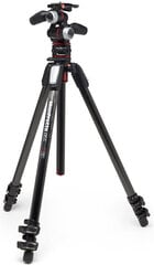 Manfrotto комплект штатива MK055CXPRO33WQR CF Kit 3sec QR цена и информация | Штативы для фотоаппаратов | kaup24.ee