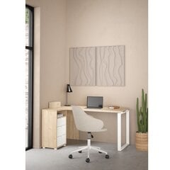 Письменный стол Aatrium, 150x99x75 см, коричневый/белый цена и информация | Компьютерные, письменные столы | kaup24.ee