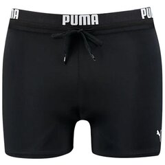 Ujumispüksid meestele Puma Logo Swim Trunk M 907657, must hind ja info | Ujumispüksid, shortsid | kaup24.ee