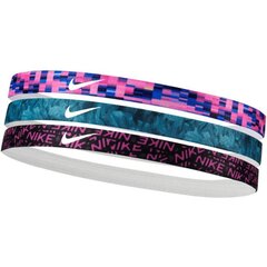 Peapaelad Nike Printed Headbands N00025606080S, 3 tk., erinevad värvid hind ja info | Naiste spordiriided | kaup24.ee