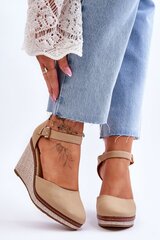 Naiste sandaalid Malani, pruunid hind ja info | Naiste sandaalid | kaup24.ee