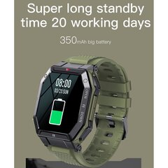 Умные водонепроницаемые военные часы цена и информация | Смарт-часы (smartwatch) | kaup24.ee