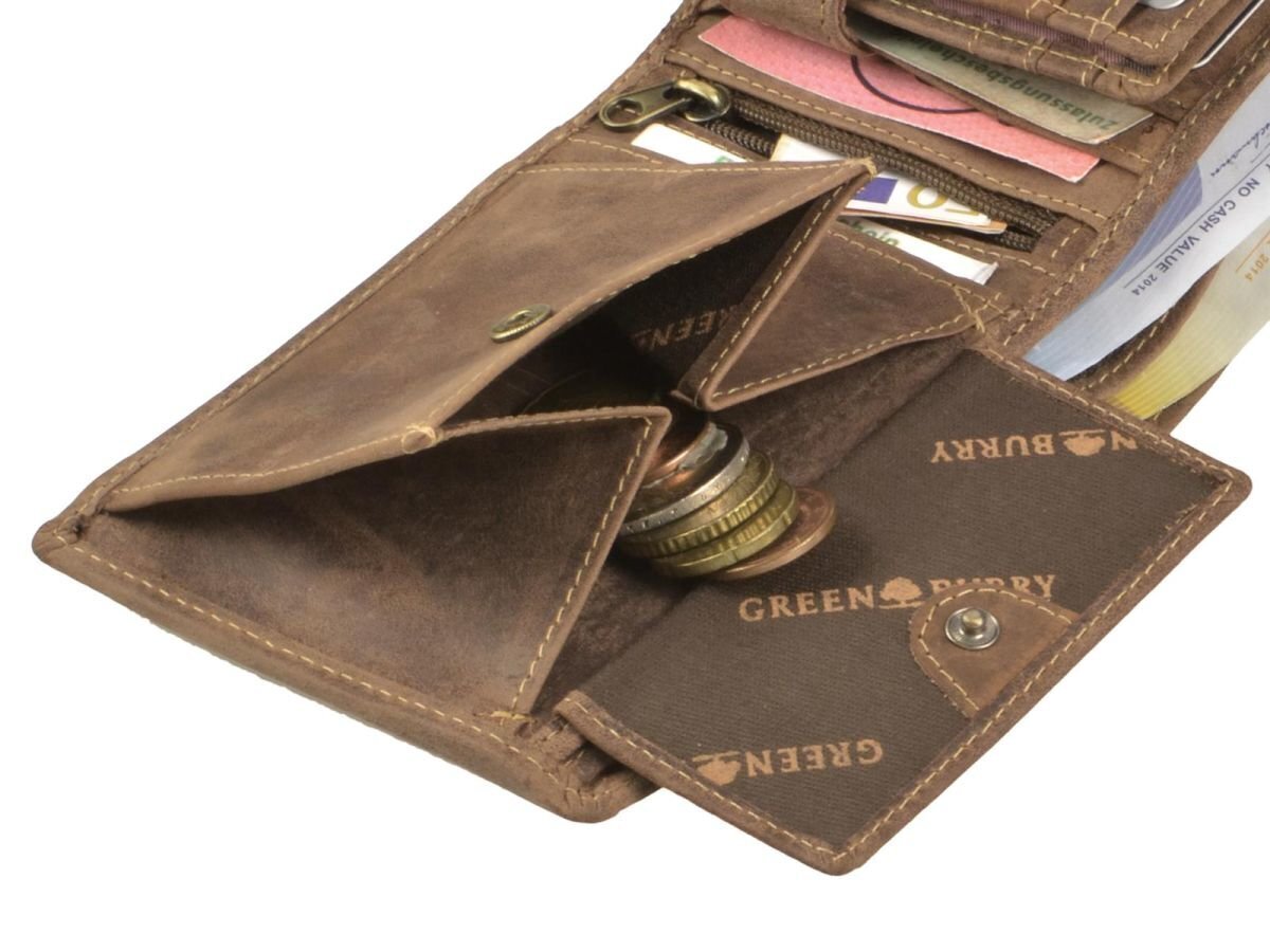 Rahakott meestele GreenBurry Vintage 2796E-25 hind ja info | Meeste rahakotid | kaup24.ee