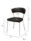 4 tooli komplekt Preben, must цена и информация | Söögilaua toolid, köögitoolid | kaup24.ee