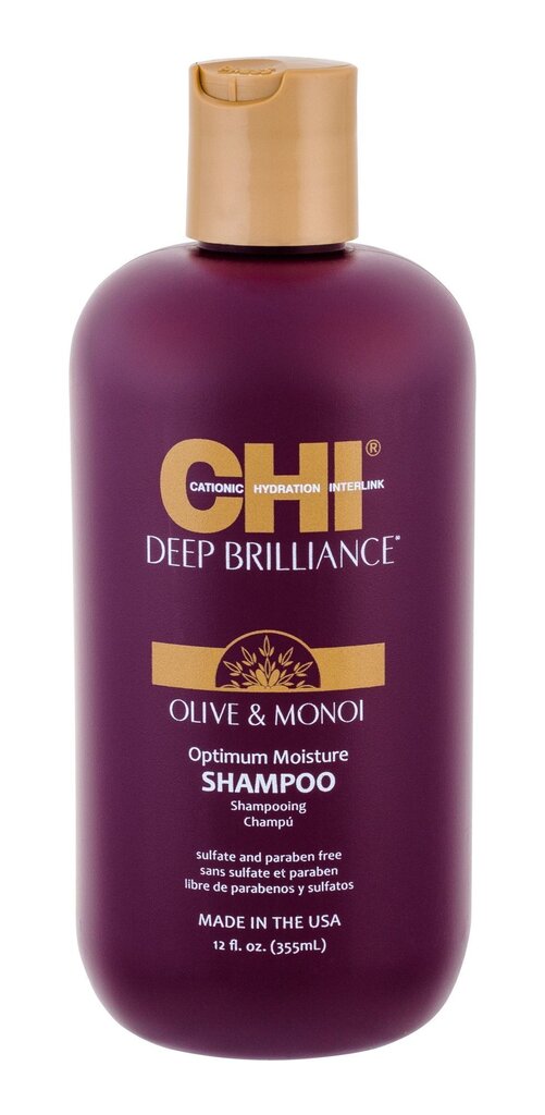 Niisutav šampoon Farouk Systems CHI Deep Brilliance Optimum Moisture 355 ml цена и информация | Šampoonid | kaup24.ee