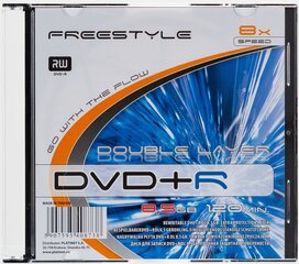 Omega Freestyle DVD+R DL Double Layer 8,5GB 8x Slim цена и информация | Виниловые пластинки, CD, DVD | kaup24.ee