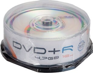 Omega Freestyle DVD+R 4,7GB 16x 25tk tornis hind ja info | Vinüülplaadid, CD, DVD | kaup24.ee