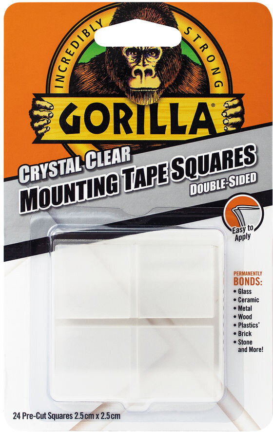 Teip Gorilla Mounting Tape Squares 24tk hind ja info | Käsitööriistad | kaup24.ee
