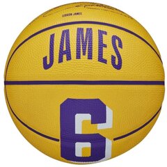 Korvpallipall Wilson NBA Player Icon mini LeBron James WZ4007201XB, suurus 3 hind ja info | Korvpallid | kaup24.ee