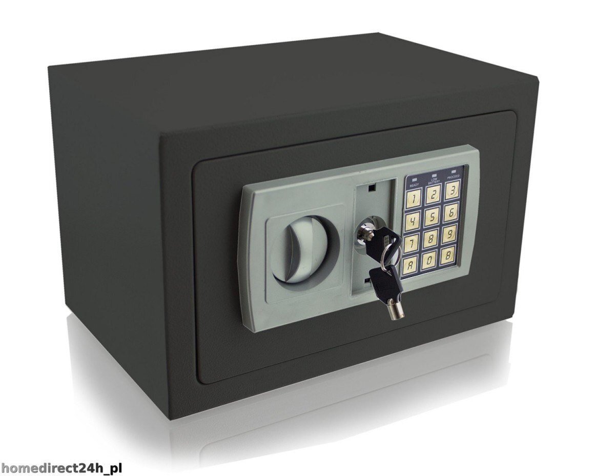 Elektrooniline seif Gray hind ja info | Seifid | kaup24.ee
