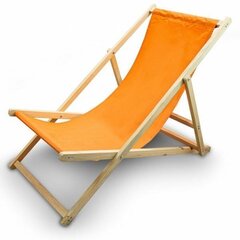 пляжный стул деревянный садовый шезлонг складной с регулировкой высоты цена и информация | Лежаки | kaup24.ee