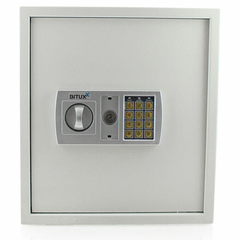 Elektrooniline seif, 360 mm x 400 mm x 360 mm, hall hind ja info | Seifid | kaup24.ee