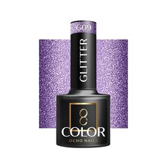Hübriidküünelakk Ocho Nails Glitter, G09, 5 g цена и информация | Лаки для ногтей, укрепители для ногтей | kaup24.ee