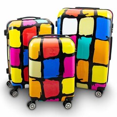 Набор из 3 чемоданов цена и информация | Чемоданы, дорожные сумки | kaup24.ee