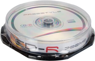 Omega Freestyle CD-R 700MB 52x 10шт Cake цена и информация | Виниловые пластинки, CD, DVD | kaup24.ee