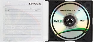 Omega Freestyle DVD-R 4,7GB 16x Slim цена и информация | Виниловые пластинки, CD, DVD | kaup24.ee