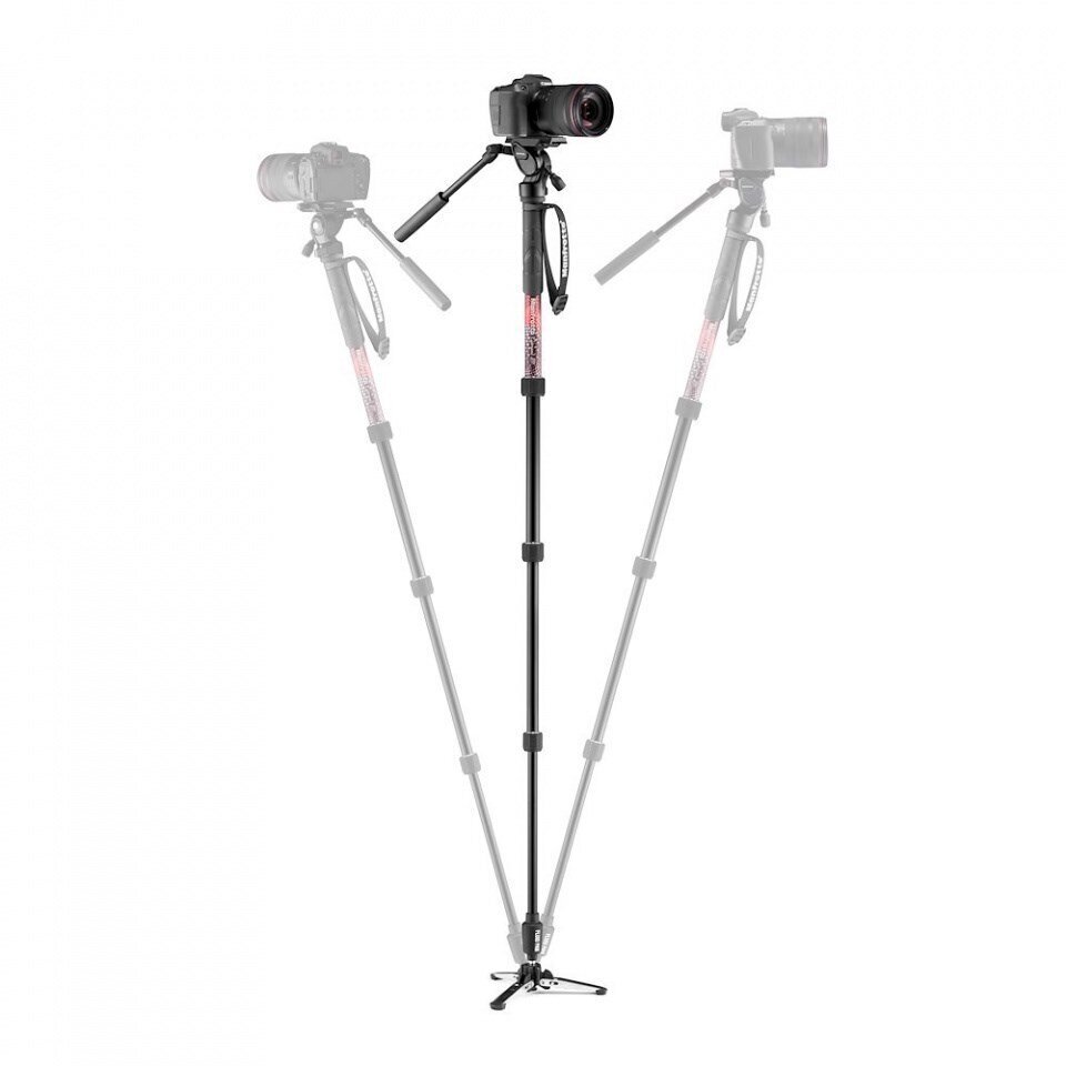 Manfrotto üksjalg Element MII Video MVMELMIIA4LIVE, punane hind ja info | Statiivid | kaup24.ee