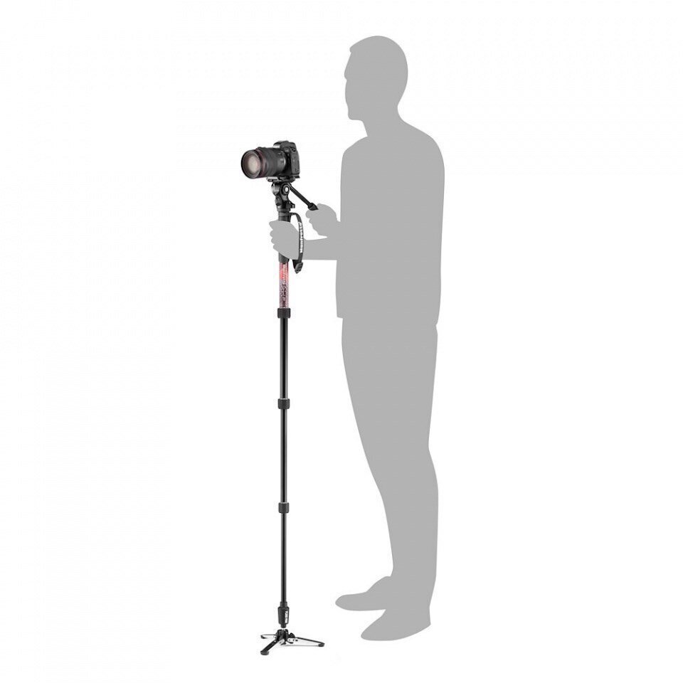 Manfrotto üksjalg Element MII Video MVMELMIIA4LIVE, punane hind ja info | Statiivid | kaup24.ee