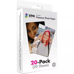 Polaroid Zink Media 2x3" 20tk hind ja info | Lisatarvikud fotoaparaatidele | kaup24.ee