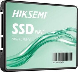 Hiksemi Wave S HS-SSD-WAVE(S)(STD)/1024G/SATA/WW hind ja info | Sisemised kõvakettad (HDD, SSD, Hybrid) | kaup24.ee