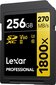 Lexar mälukaart SDXC 256GB Professional 1800x UHS-II U3 V60 цена и информация | Fotoaparaatide mälukaardid | kaup24.ee