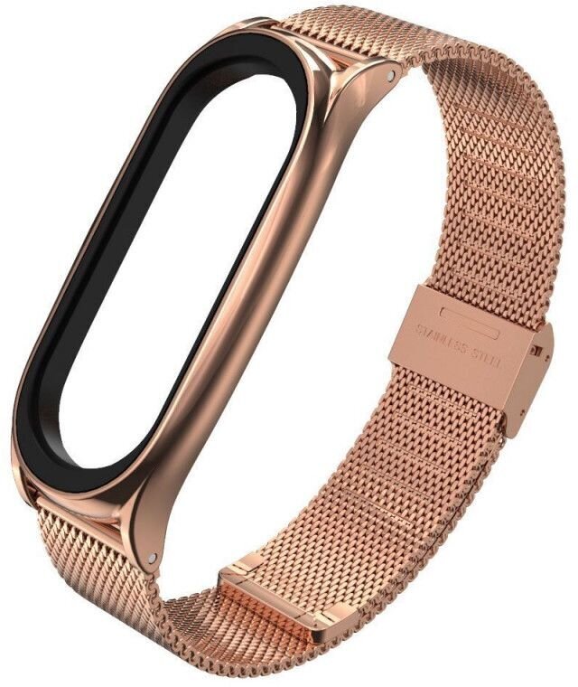 Tech-Protect kellarihm MilaneseBand Xiaomi Mi Band 7, rose gold hind ja info | Nutikellade ja nutivõrude tarvikud | kaup24.ee