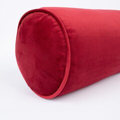 Рулонная подушка VELVET D18x50см, бордовый цена и информация | Декоративные подушки и наволочки | kaup24.ee