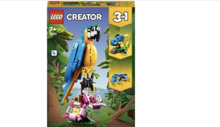 31136 Экзотический попугай LEGO® Creator 3 в 1 цена и информация | Конструкторы и кубики | kaup24.ee