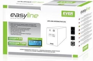 Ever Easyline 650 цена и информация | Источники бесперебойного питания (UPS) | kaup24.ee