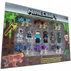 Figuurid konstruktoritele Minecraft, 12 tk цена и информация | Конструкторы и кубики | kaup24.ee