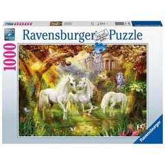 Pusle Ükssarvikud metsas Ravensburger, 1000 tk hind ja info | Pusled | kaup24.ee