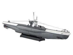 Клеевая модель немецкой подводной лодки Revell Тип VII C 1:350 цена и информация | Конструкторы и кубики | kaup24.ee